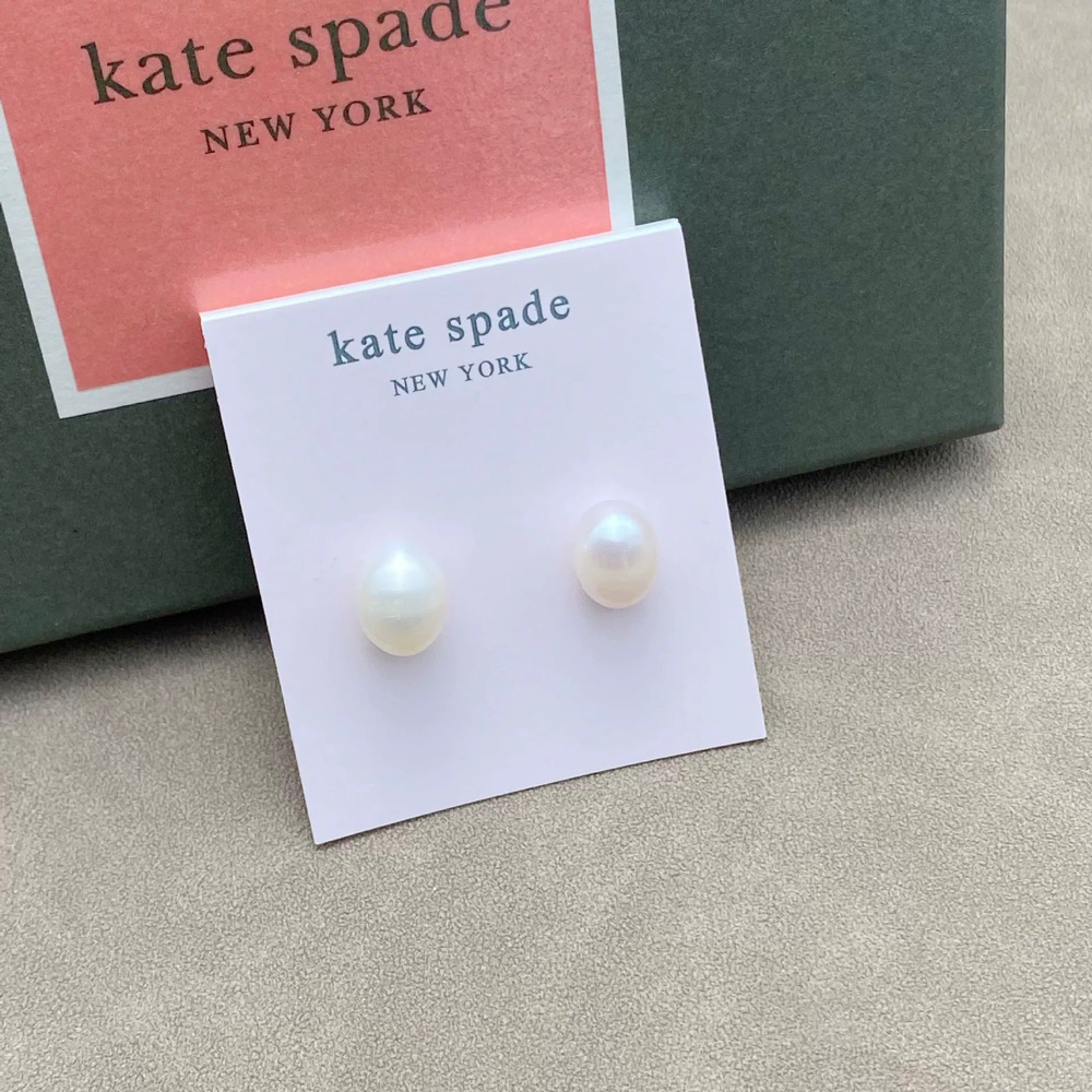 kate spade Natural Pearl Stud Earrings Tiny